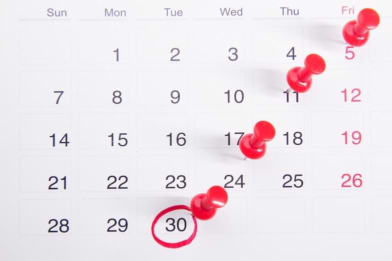 calendario per prenotare appuntamenti in un centro estetico