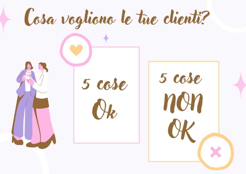 cosa vogliono le clienti da un centro estetico