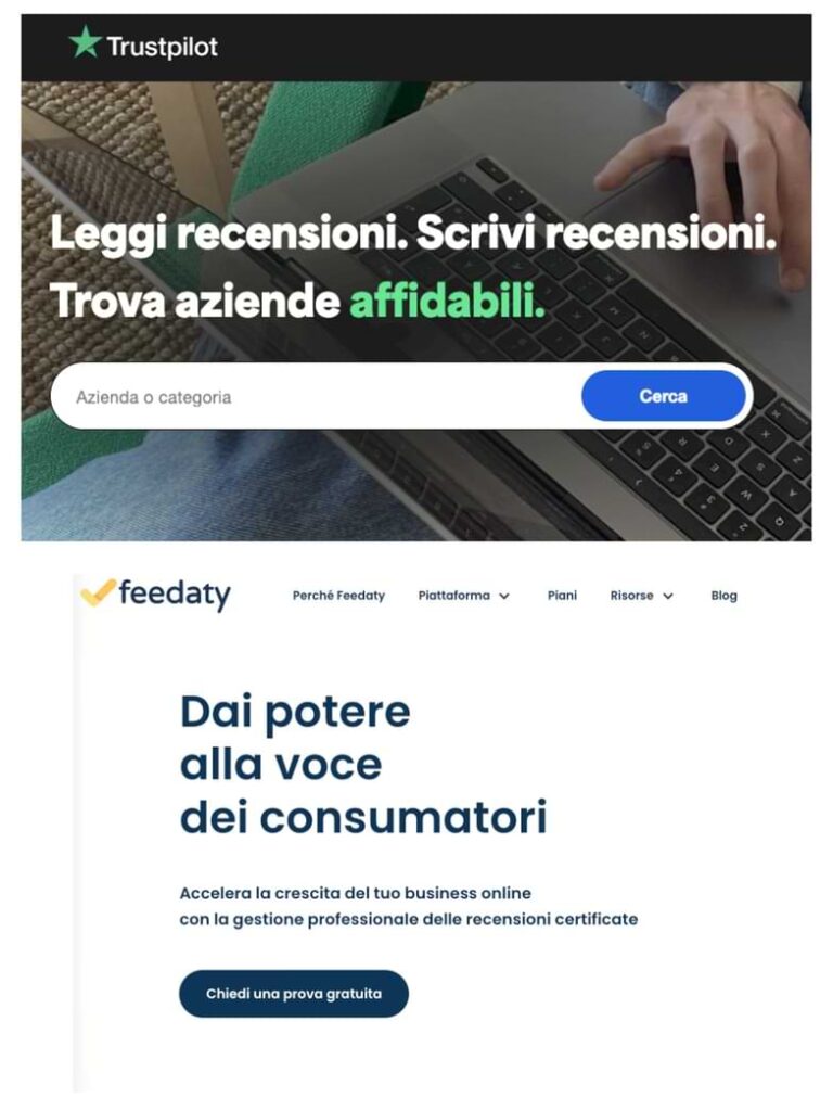 feedaty o trustpilot? 